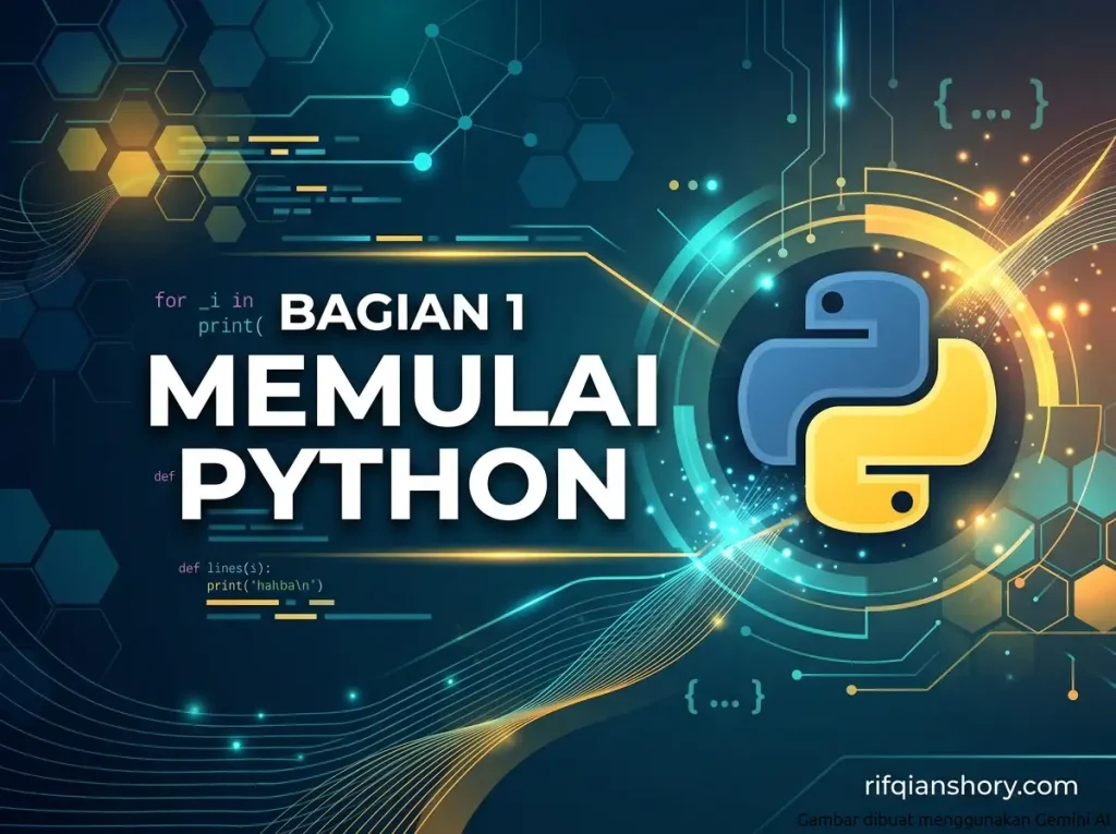 Bagian 1: Python Pertama Kali — Dari Nol Sampai Layar Berbicara